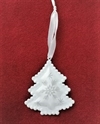 Metal. Flot Juletræ til ophængning H. Ca. 7 cm.